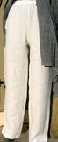 eva tralala linen trousers bruyere cream