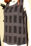 focus ladies black textured cotton camisole