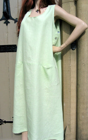 Loose Linen Sundress with Pockets Eva Tralala Pimprenelle Vivi-Direct Loose Linen Sundress with Pockets Eva Tralala Pimprenelle Vivi-Direct