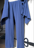 one life cotton crepe pants ink