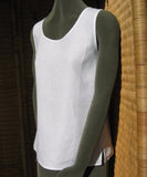 ladies plain linen camisole